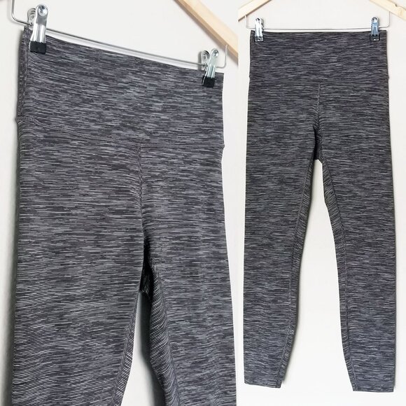 Lululemon Wunder Under High-Rise Tight Legging 25" Luxtreme Space Dye Gray Sz 6 - Picture 5 of 15